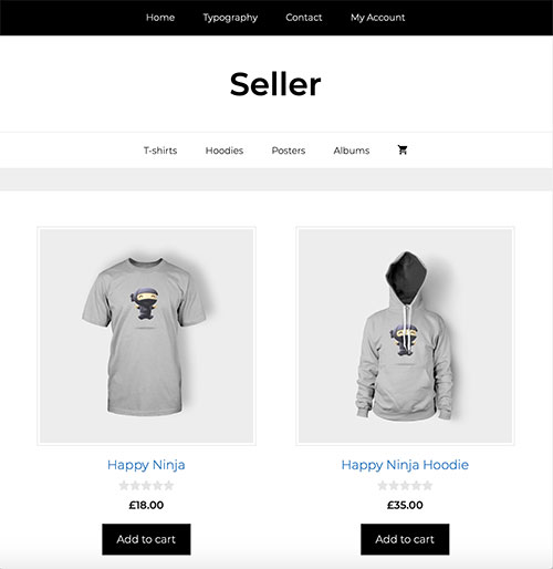 Seller template
