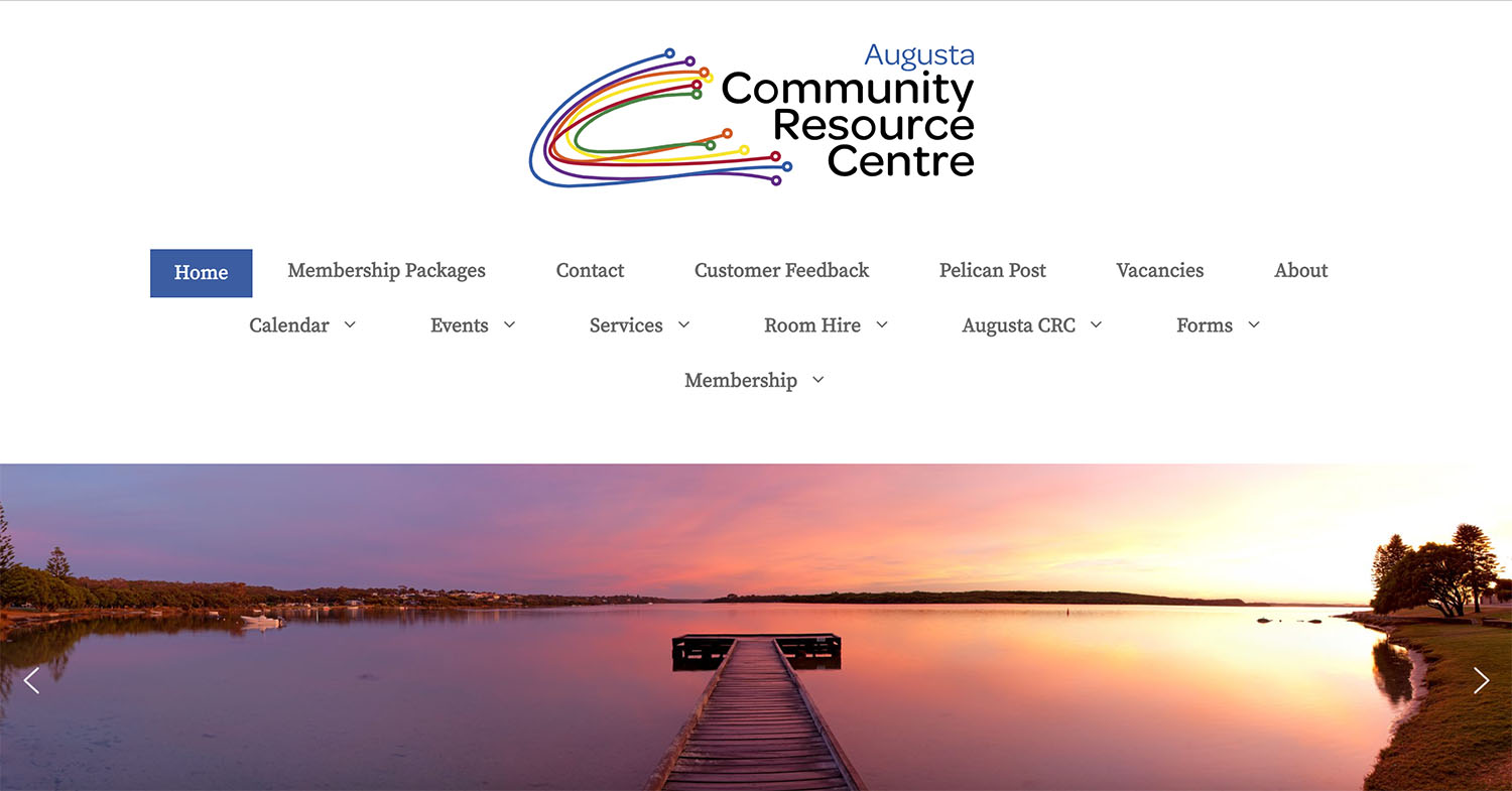 Augusta CRC website home page