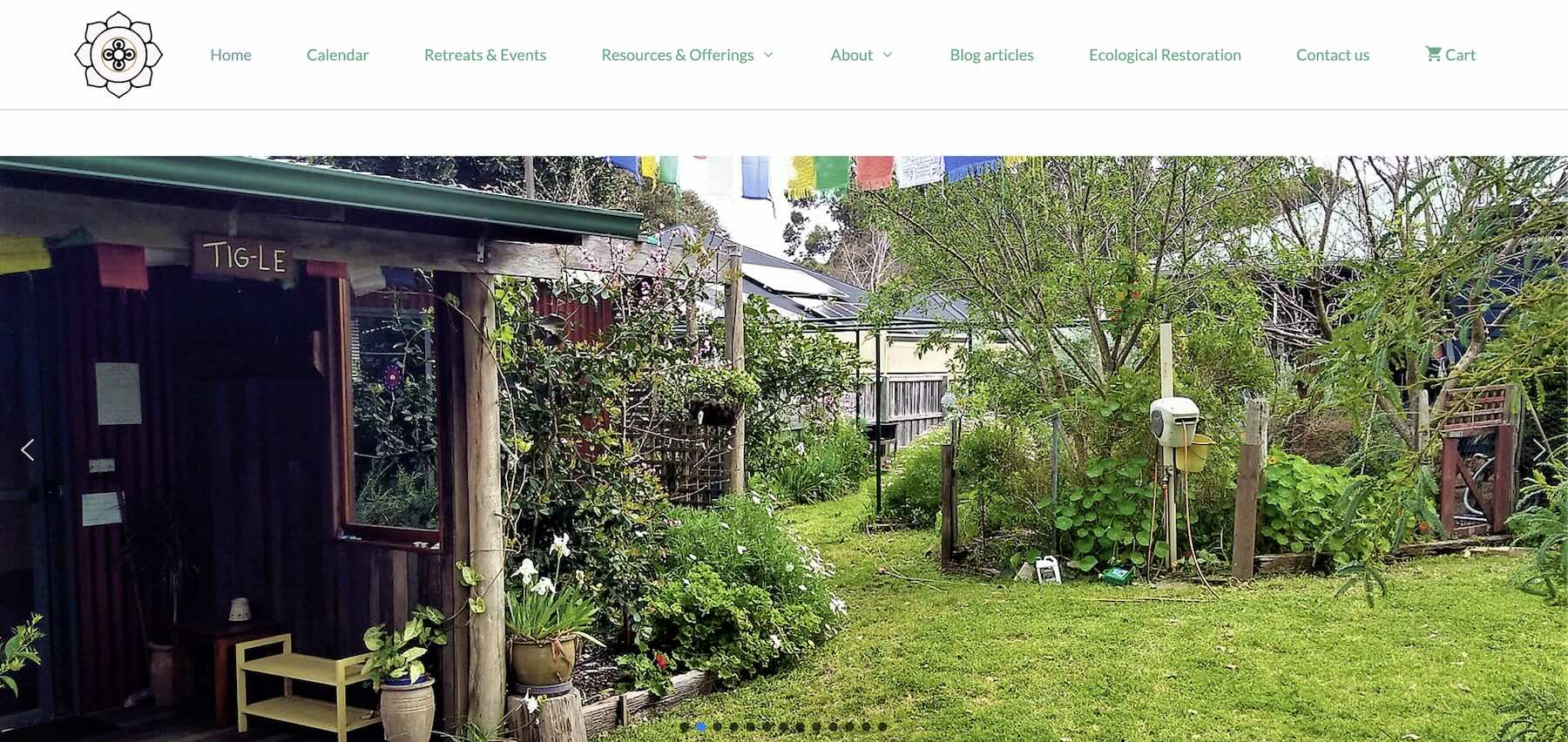 Tigle House online portal for downloads, members and sharing dharma